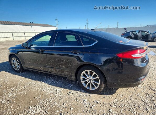 3FA6P0HD2HR272211 2017 FORD FUSION Black Задня ліва чверть