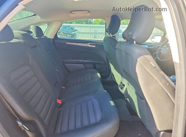 3FA6P0HD2HR272211 2017 FORD FUSION Black Вид задніх сидінь
