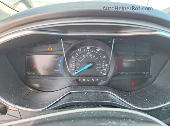 3FA6P0HD2HR305546 2017 FORD FUSION Black Вид щитка приладів