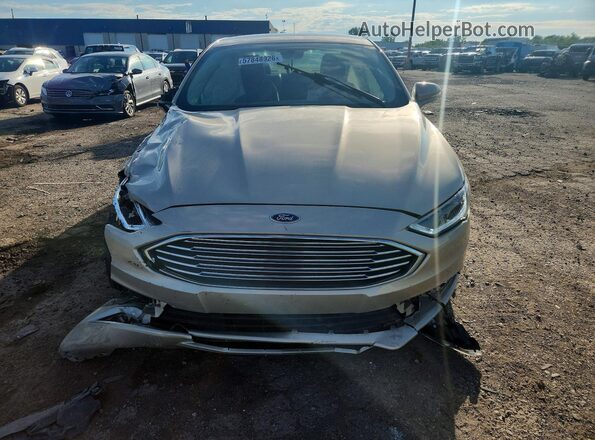 3FA6P0HD2HR404979 2017 FORD FUSION Gold Front view