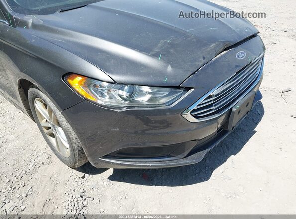 3FA6P0HD2JR159963 2018 FORD FUSION Gray Widok z przodu