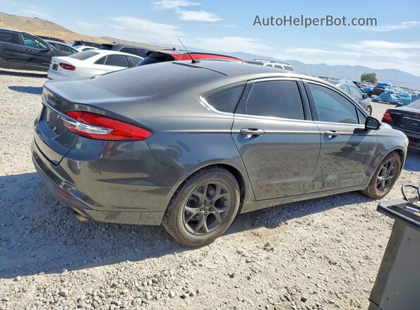 3FA6P0HD2JR162703 2018 FORD FUSION Gray 