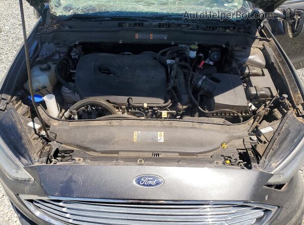 3FA6P0HD2JR211091 2018 FORD FUSION Charcoal Սալոնի հետևի տեսք