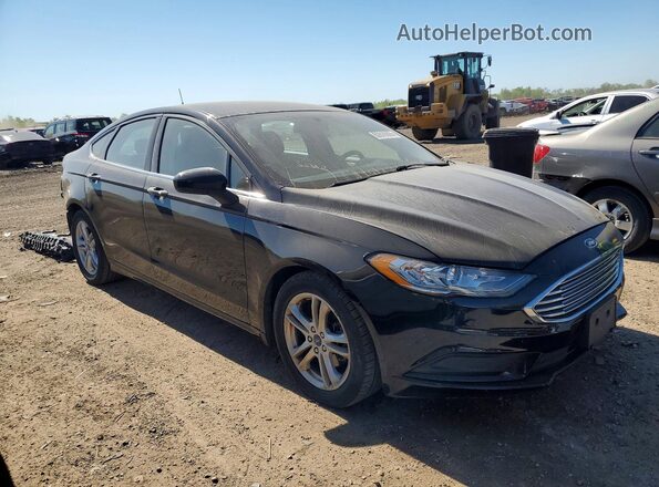 3FA6P0HD2JR228196 2018 FORD FUSION Black 