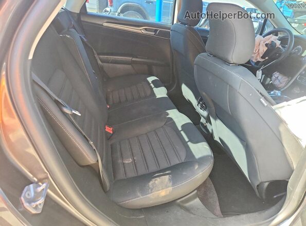 3FA6P0HD2JR255818 2018 FORD FUSION Gray Rear seats view