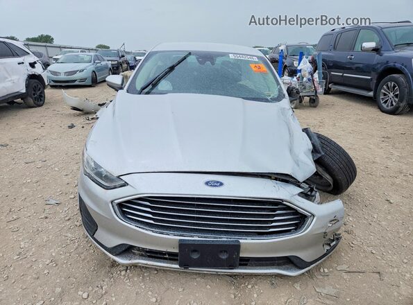 3FA6P0HD2KR143473 2019 FORD FUSION Silver 