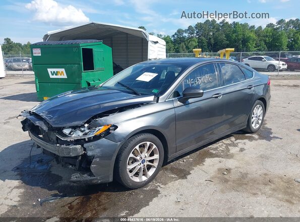 3FA6P0HD2LR121765 2020 FORD FUSION Gray Առջևի ձախ երեք քառորդ տեսարան