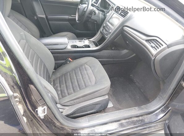 3FA6P0HD2LR150487 2020 FORD FUSION Black წინა სალონის ხედი