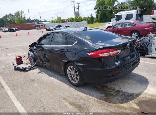 3FA6P0HD2LR150487 2020 FORD FUSION Black უკანა მარცხენა
