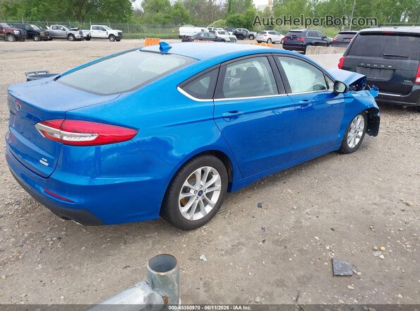 3FA6P0HD2LR162784 2020 FORD FUSION Blue Rear right