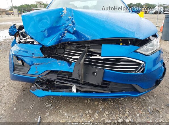 3FA6P0HD2LR162784 2020 FORD FUSION Blue Front view