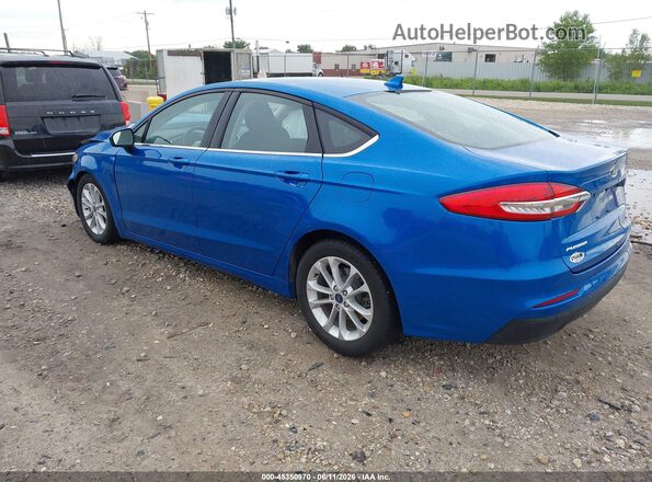 3FA6P0HD2LR162784 2020 FORD FUSION Blue Rear left