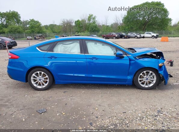 3FA6P0HD2LR162784 2020 FORD FUSION Blue Rear interior view