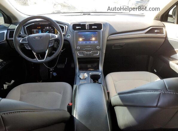 3FA6P0HD2LR254381 2020 FORD FUSION Белый Вид панели приборов