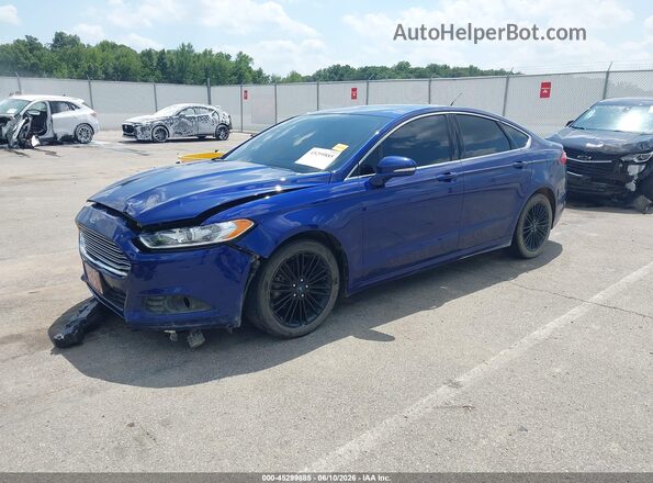 3FA6P0HD3GR339705 2016 FORD FUSION Blue წინა მარცხენა ხედი სამი მეოთხედიდან