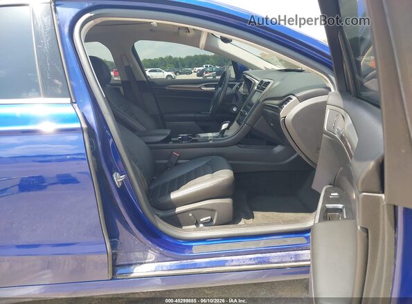 3FA6P0HD3GR339705 2016 FORD FUSION Blue წინა სალონის ხედი