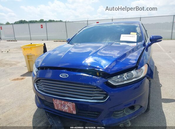 3FA6P0HD3GR339705 2016 FORD FUSION Blue წინა ხედი