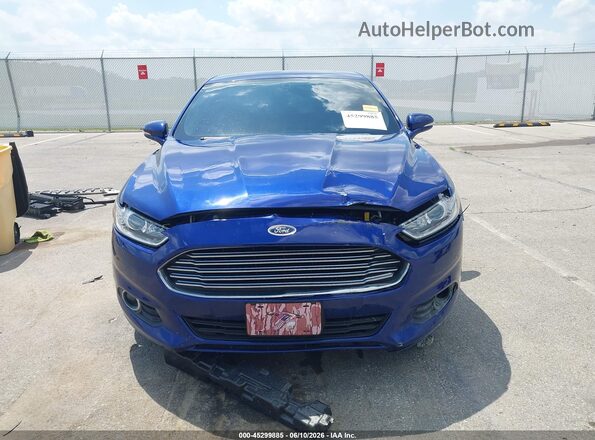 3FA6P0HD3GR339705 2016 FORD FUSION Blue ხელსაწყოთა პანელის ხედი