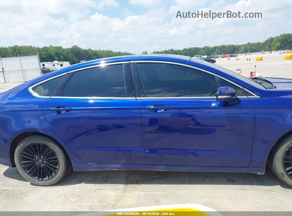 3FA6P0HD3GR339705 2016 FORD FUSION Blue უკანა სალონის ხედი
