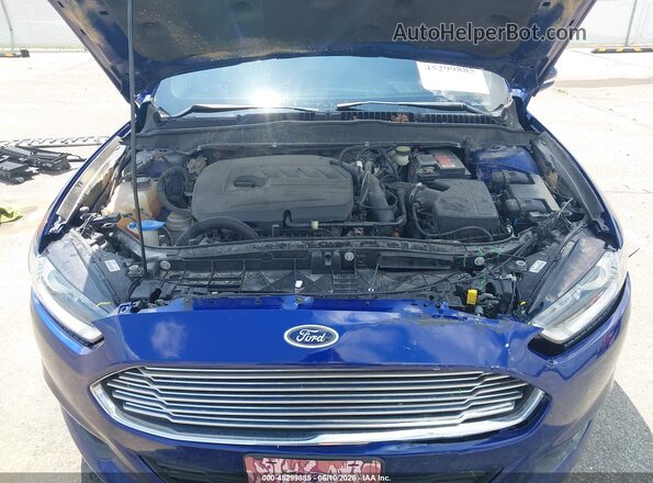 3FA6P0HD3GR339705 2016 FORD FUSION Blue უკანა ხედი