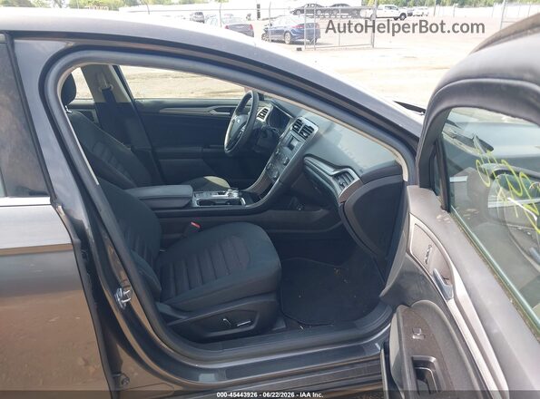 3FA6P0HD3HR128635 2017 FORD FUSION Gray წინა სალონის ხედი