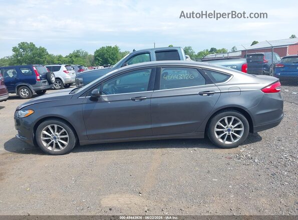 3FA6P0HD3HR128635 2017 FORD FUSION Gray სალონის 360-გრადუსიანი ხედი