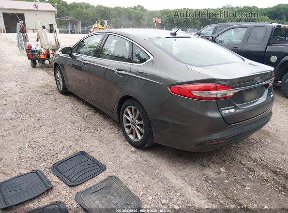 3FA6P0HD3HR129381 2017 FORD FUSION Gray Задня ліва чверть