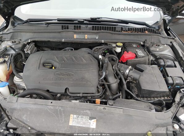 3FA6P0HD3HR129381 2017 FORD FUSION Gray Вид ззаду