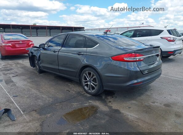 3FA6P0HD3HR254767 2017 FORD FUSION Gray Trasero izquierdo