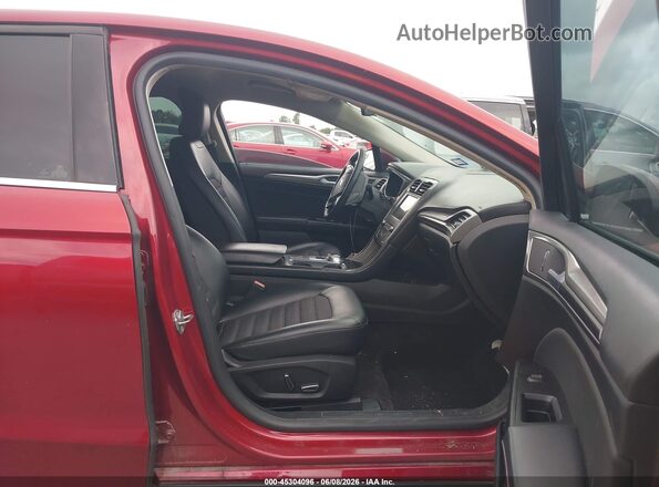 3FA6P0HD3HR304213 2017 FORD FUSION Red Front interior view