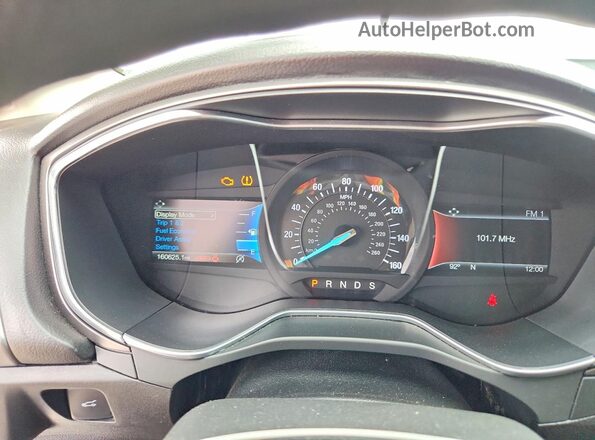 3FA6P0HD3HR311906 2017 FORD FUSION Silver Սարքավորումների վահանակի տեսք