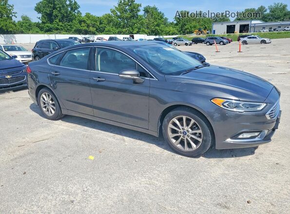 3FA6P0HD3HR405087 2017 FORD FUSION Серый Передняя правая четверть