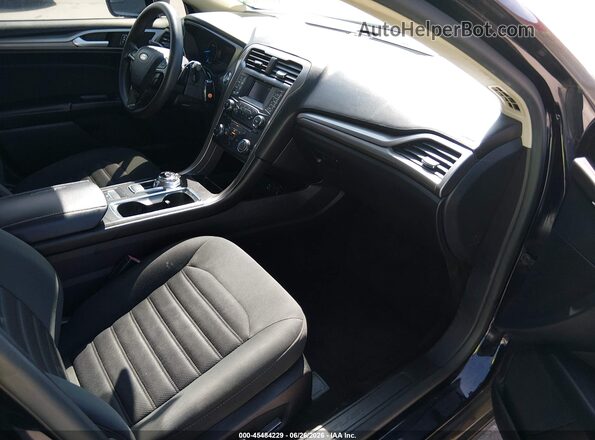 3FA6P0HD3JR121951 2018 FORD FUSION Black Vista interior delantera