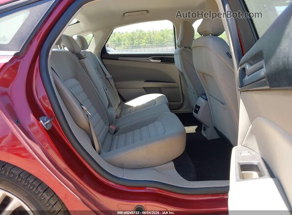 3FA6P0HD3JR148535 2018 FORD FUSION Red Вид наклейки з VIN-кодом