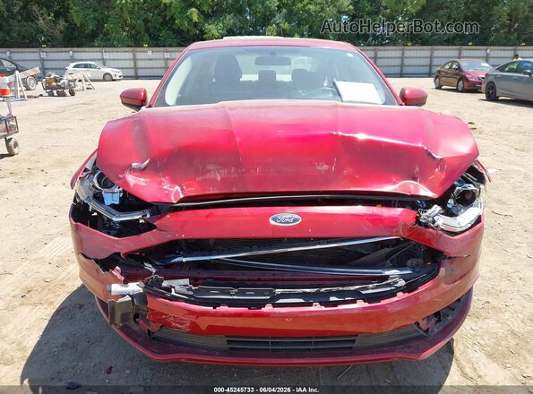 3FA6P0HD3JR148535 2018 FORD FUSION Red Вид спереду