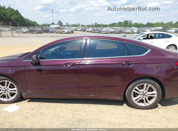 3FA6P0HD3JR166761 2018 FORD FUSION Бордовый Панорамный вид салона 360°