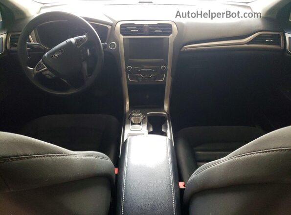 3FA6P0HD3JR185553 2018 FORD FUSION White Вид панелі приладів