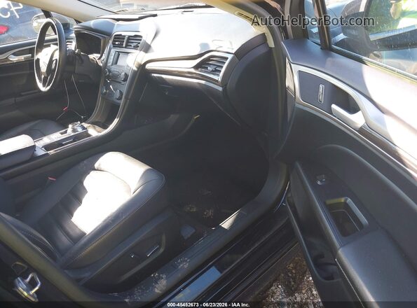 3FA6P0HD3JR185763 2018 FORD FUSION Черный Вид салона спереди
