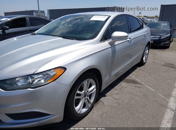 3FA6P0HD3JR198156 2018 FORD FUSION Серый Вид спереди