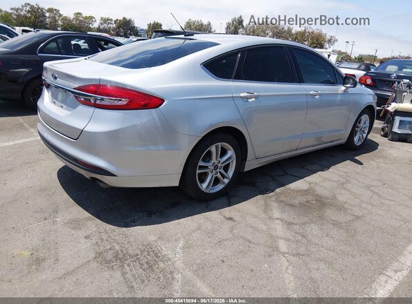 3FA6P0HD3JR198156 2018 FORD FUSION Серый Задняя правая четверть