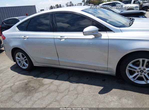 3FA6P0HD3JR198156 2018 FORD FUSION Серый Вид задней части салона