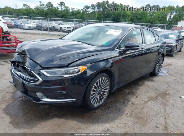 3FA6P0HD3JR217000 2018 FORD FUSION Black Front left