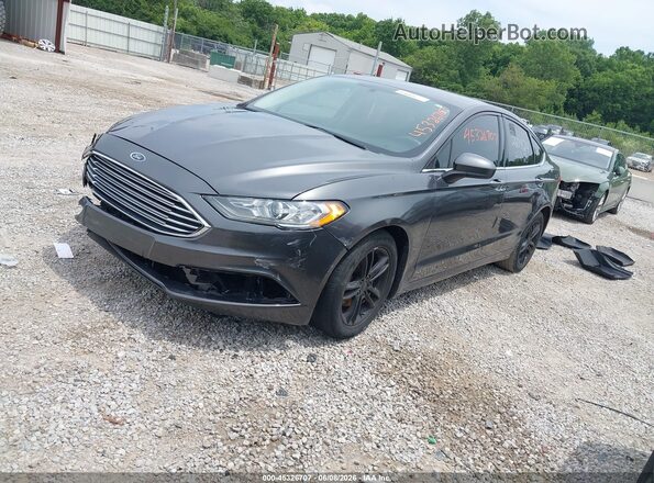 3FA6P0HD3JR239546 2018 FORD FUSION Gray Front left