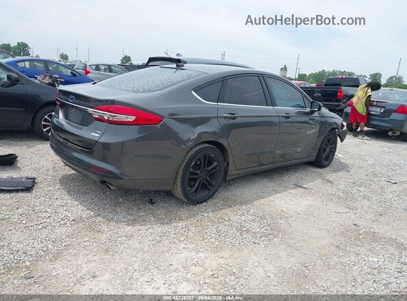 3FA6P0HD3JR239546 2018 FORD FUSION Gray Rear right