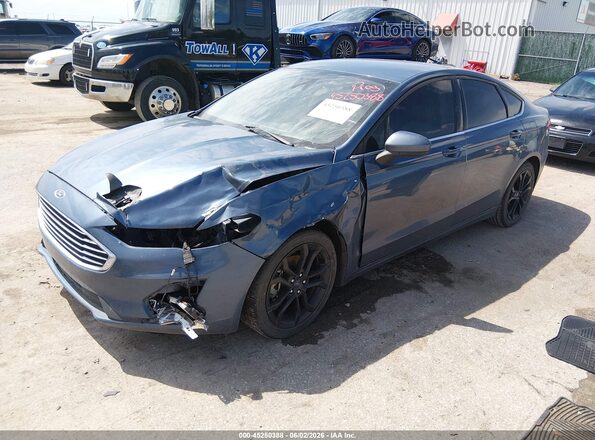 3FA6P0HD3KR160931 2019 FORD FUSION Blue წინა მარცხენა ხედი სამი მეოთხედიდან