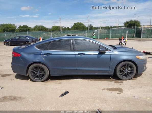 3FA6P0HD3KR160931 2019 FORD FUSION Blue უკანა სალონის ხედი