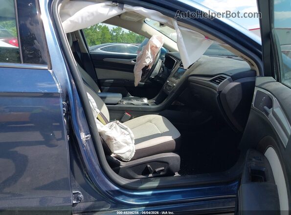 3FA6P0HD3KR166129 2019 FORD FUSION Blue Front interior view