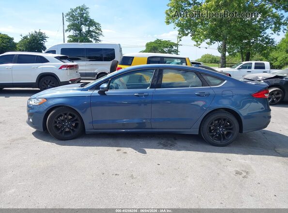 3FA6P0HD3KR166129 2019 FORD FUSION Blue 360 interior view