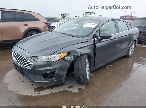 3FA6P0HD3KR282916 2019 FORD FUSION Gray Przód lewy
