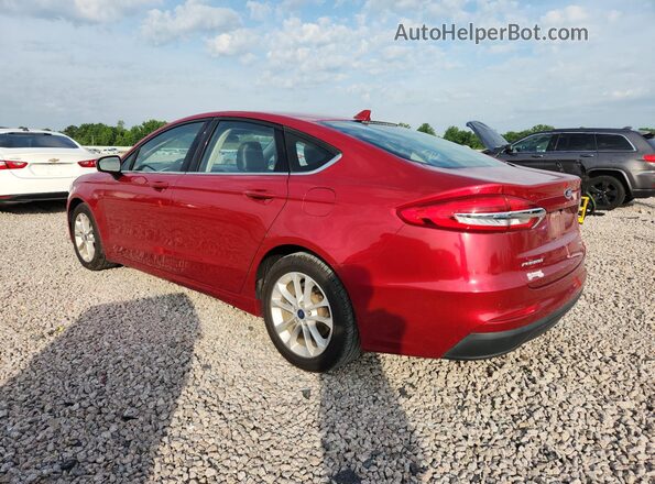 3FA6P0HD3LR105333 2020 FORD FUSION Red Rear left